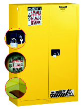 CABINET SAFETY STORAGE YELLOW 30 GAL CAP - Cabinets